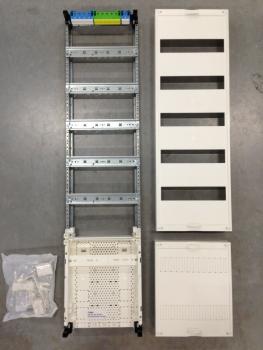 Hager Verteilerfeld 5-reihig ZU37VT5APZ2 mit APZ-Raum ( für 1100mm Bauhöhe )